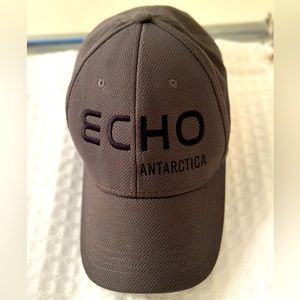 Grey adjustable baseball cap from Antartica.